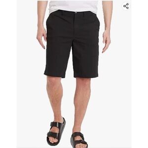 Goodfellow & Co Men's Linden Flat Front  Black Shorts